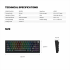Fantech ATOM X66 MK614 RETRO Wired Mechanical Keyboard Black – Ice Apricot Switch